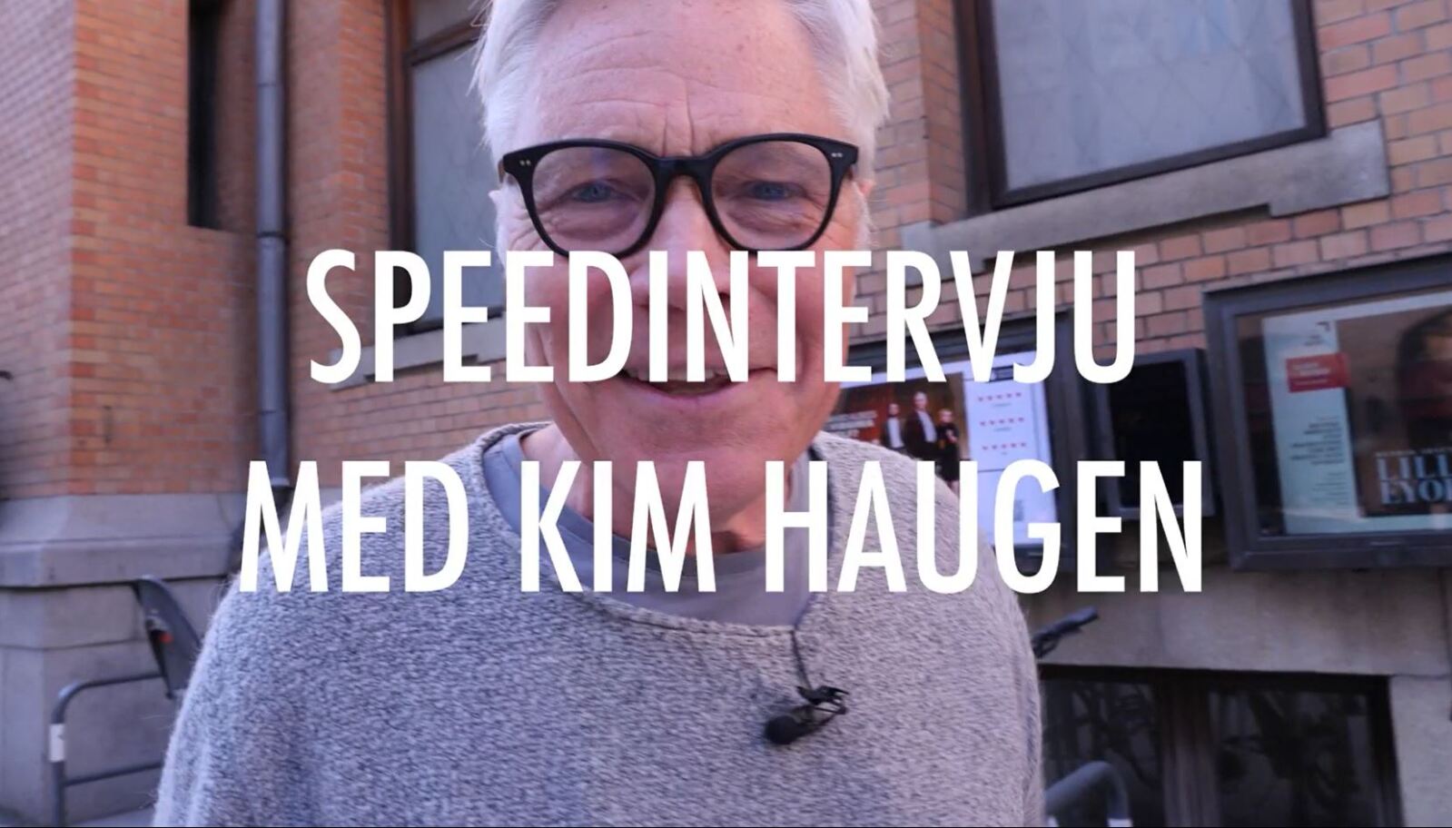 Kim Haugen med tekst "Speedintervju med Kim Haugen"