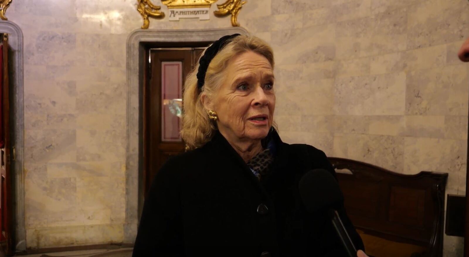Kvinne i intervjusetting