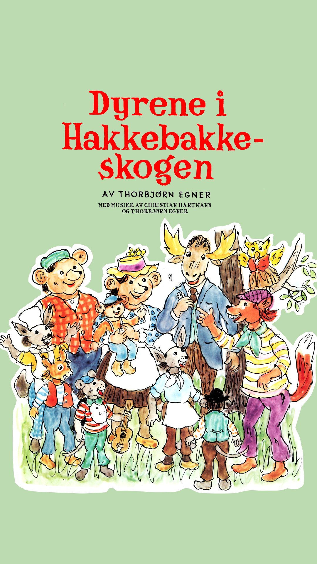 Illustrasjon av Dyrene i Hakkebakkeskogen