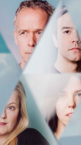 Fire skuespillere i kaleidoskopeffekt